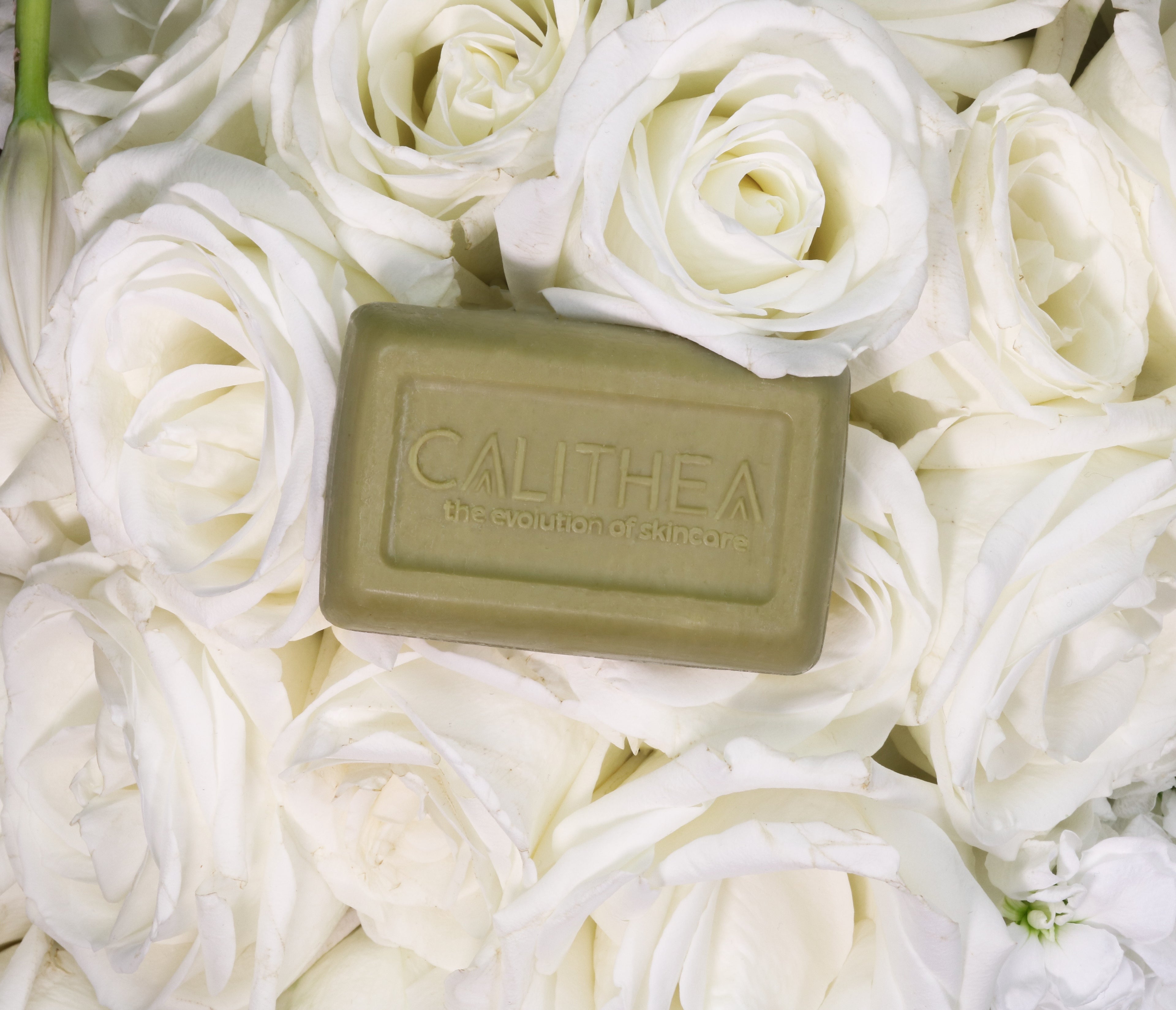 CALITHEA 3 Pack 100% Natural, Organic Olive Oil Soap with Argan