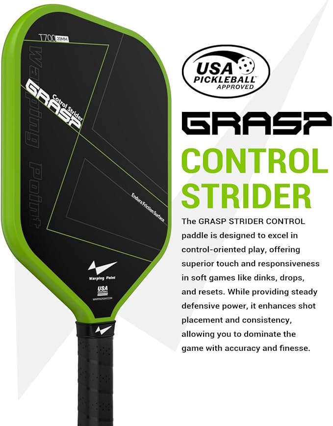 GRASP CONTROL PICKLEBALL PADDLE 20mm