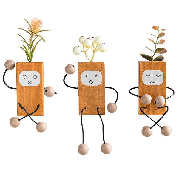 Cute Decorative Wooden Dolls