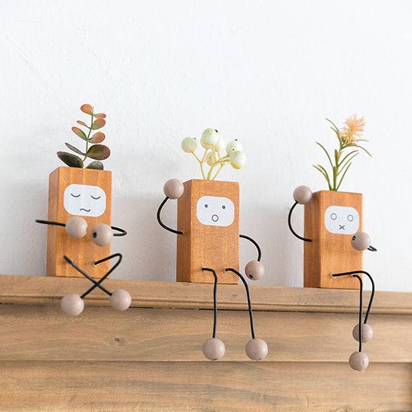 Cute Decorative Wooden Dolls