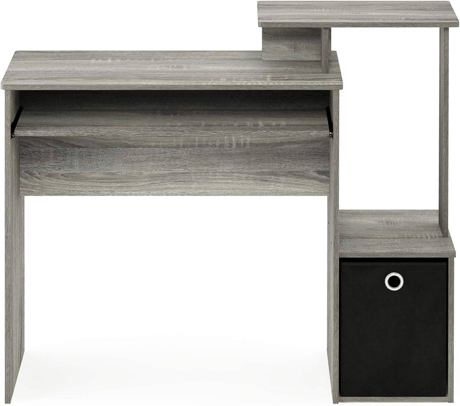 Econ Multipurpose Home Office Computer Writing Desk, French Oak Grey