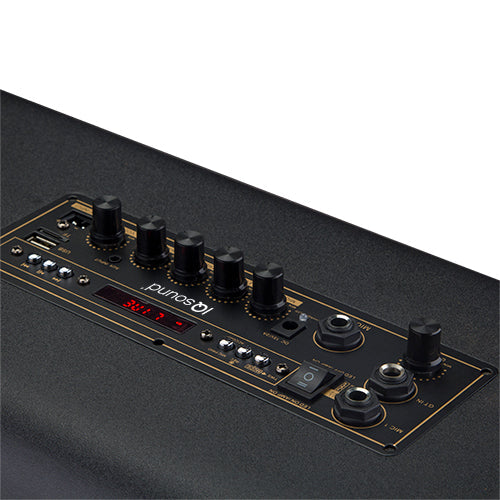 Supersonic Portable PA System Karaoke Speaker with TWS, FM Radio & LED