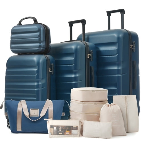 Hardshell ABS Luggage Set - Lightweight & Durable Suitcases with Dual