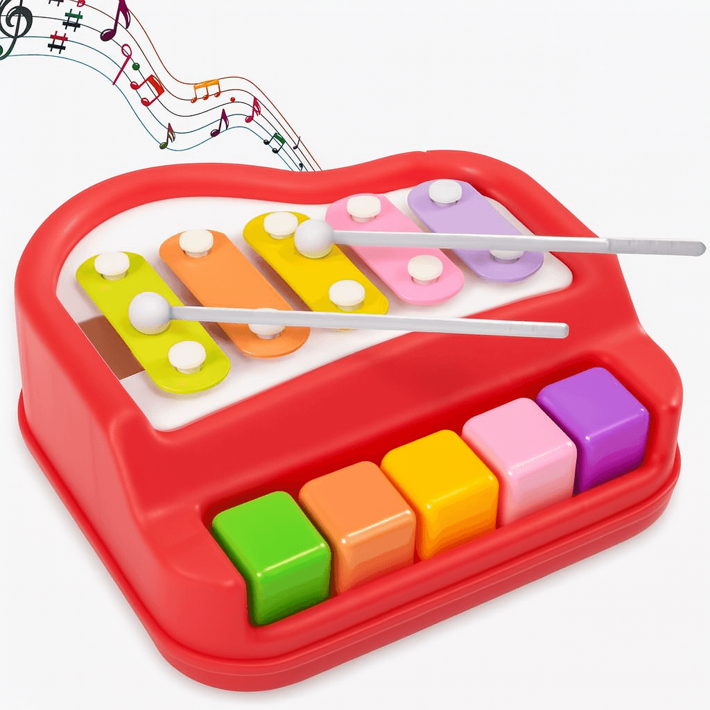 Colorful Kids Xylophone Toy with Mallets – Musical Learning Instrument