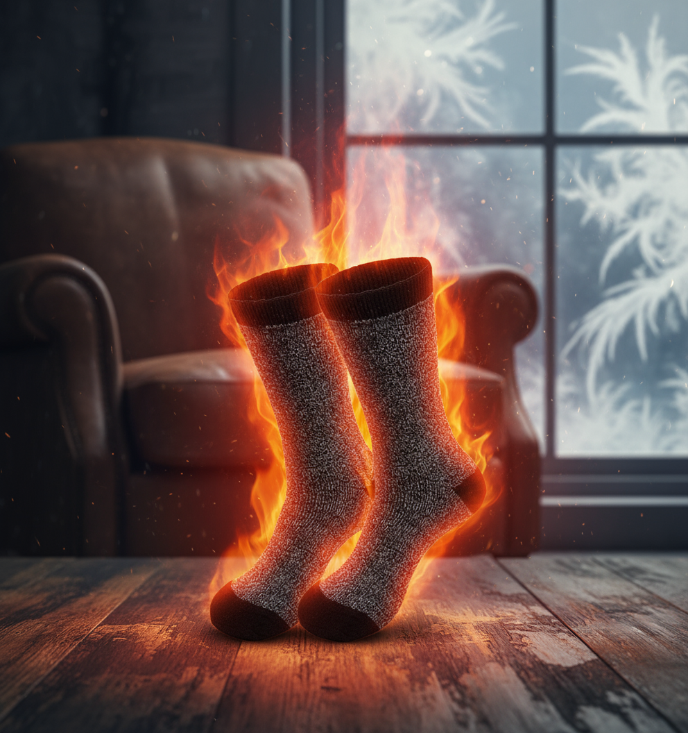 Thermal Heated Socks Premium 6-Pack Winter Collection (Men&