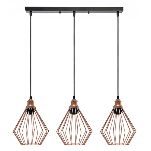 Linear Cage Pendant Light Fixture~3775