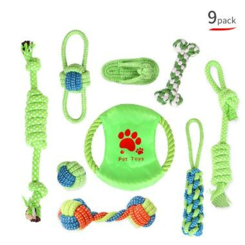 Multifunction Pet Molar Bite Dog Toys Rubber Chew Ball Cleaning Teeth