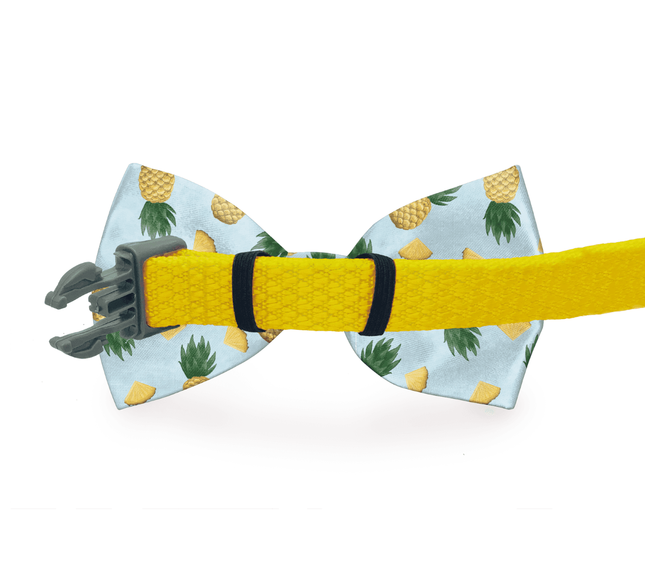Chocolate Chip Cookie White Dog Bow Tie