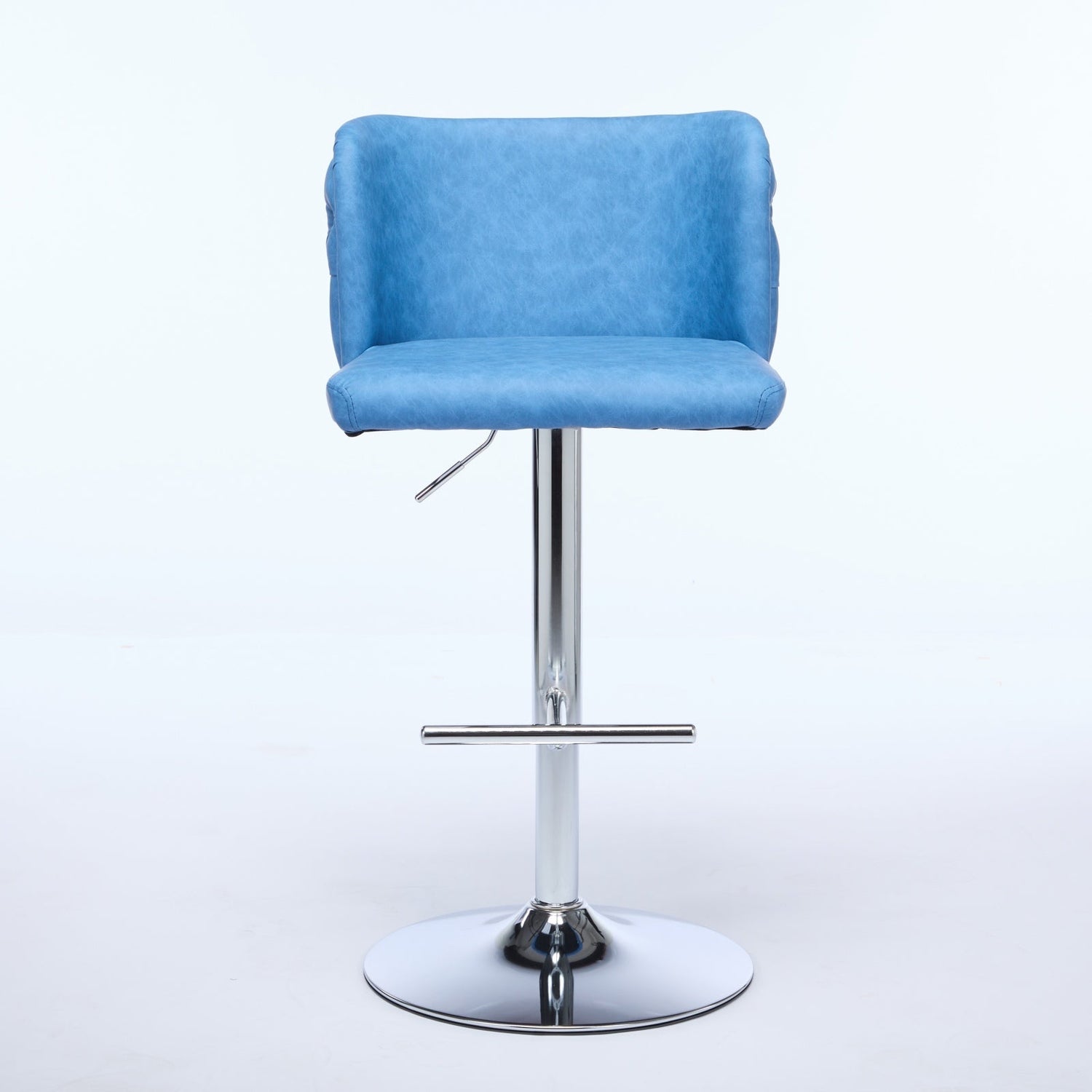 A&amp;A Furniture,Swivel Barstools Adjusatble Seat Height With Chrome