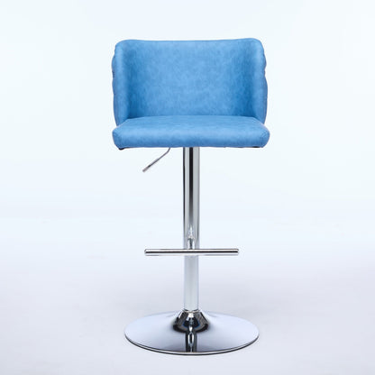 A&amp;A Furniture,Swivel Barstools Adjusatble Seat Height With Chrome