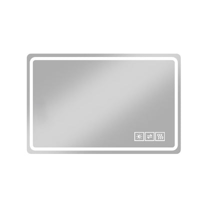 48*32 inch Bathroom Mirror with Led Lights , Anti-Fog Lighted Vanity
