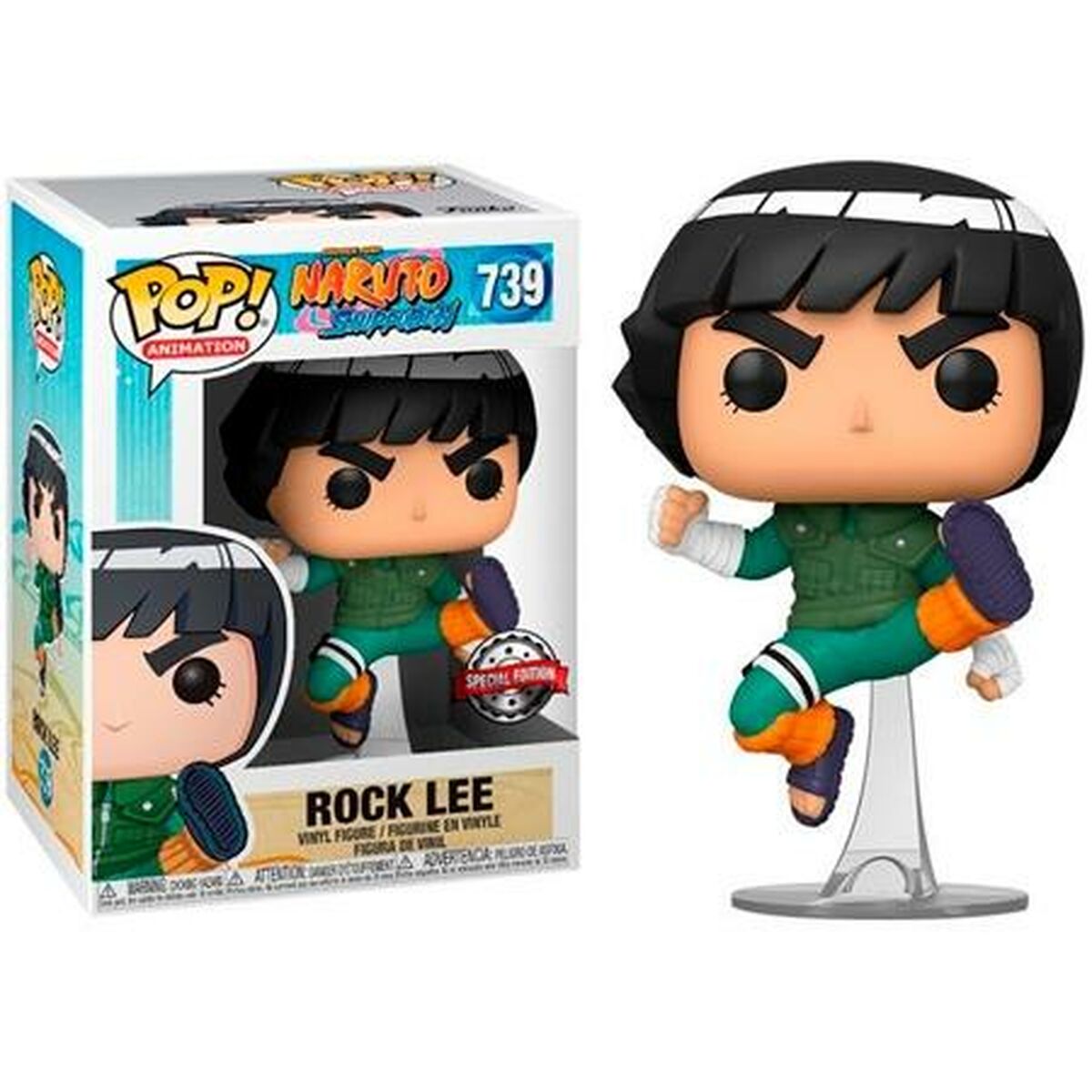 Action Figure Funko POP NARUTO NARUTO SHIPPUDEN ROCK LEE Nº 739