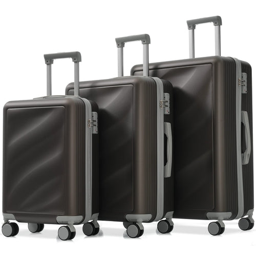 Luggage Set 3 Piece, Lightweight Durable ABS Suitcases with Spinner