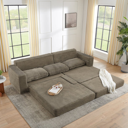 Right sofa seat,L shape Modular Sectional Sofa, Compressed Sectional