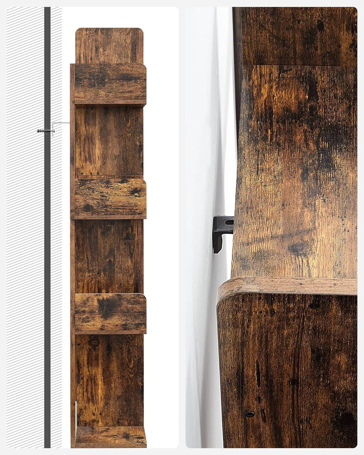 Bookshelf, Tree-Shaped Bookcase with 13 Storage Shelves, Rounded