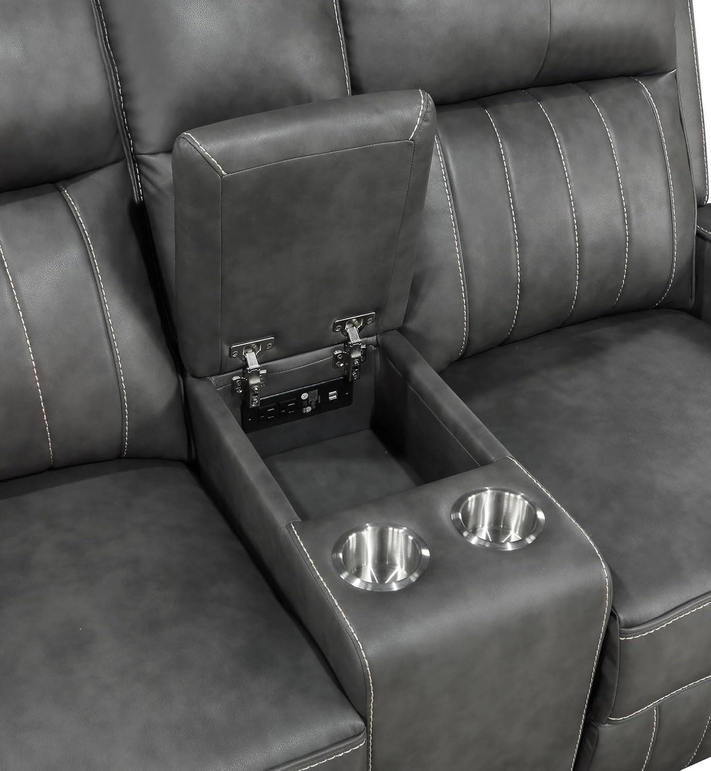 Gray Reclining Loveseat rana