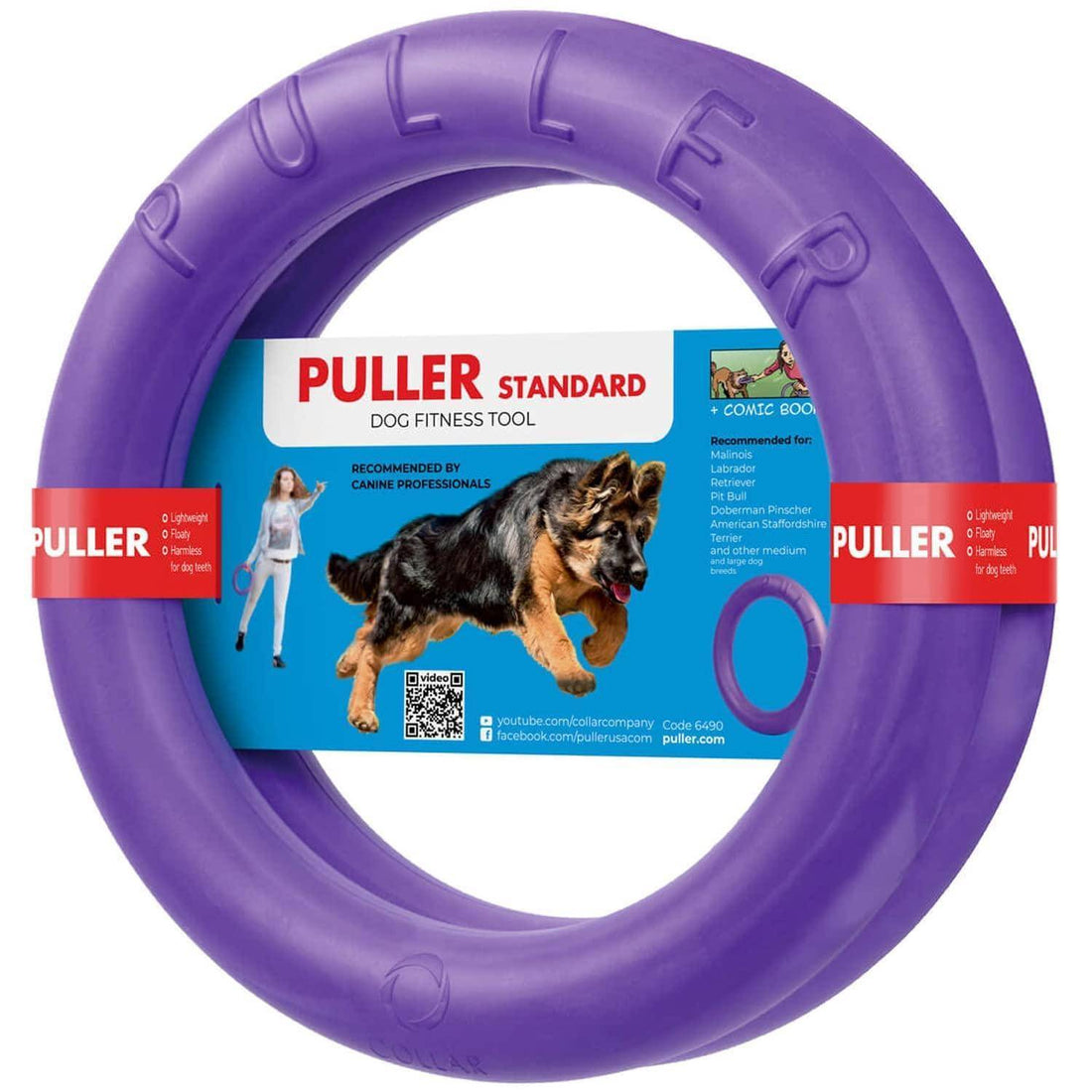 Puller Outdoor Dog Ring Toys   Dog Fetch Toy &amp; Tug of War Dog Toy for