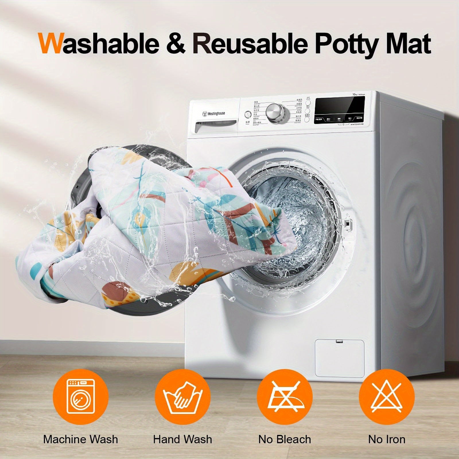 Washable Pee Pads For Dogs, 2 Pack
