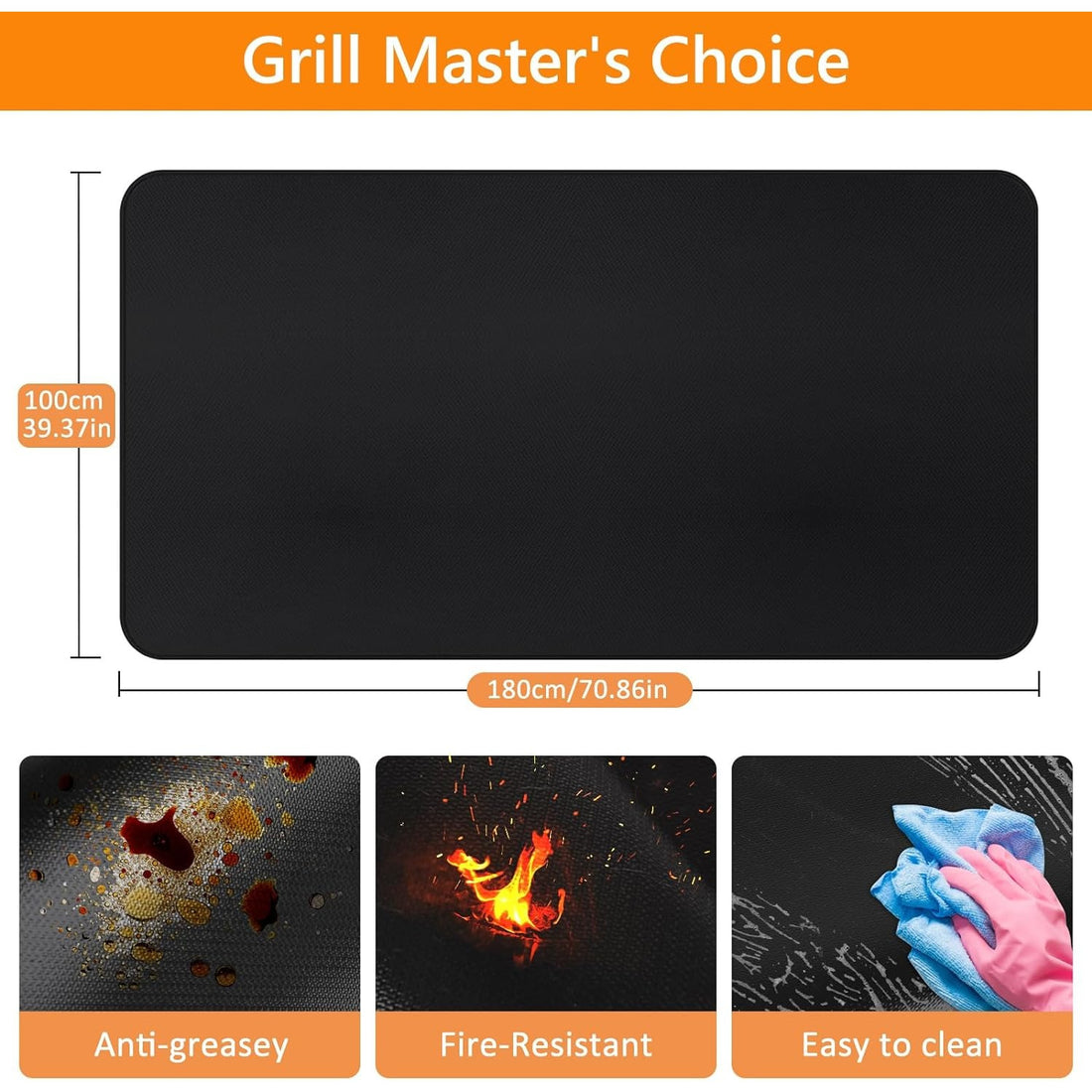Grilling Mats for Outdoor Grill and BBQ