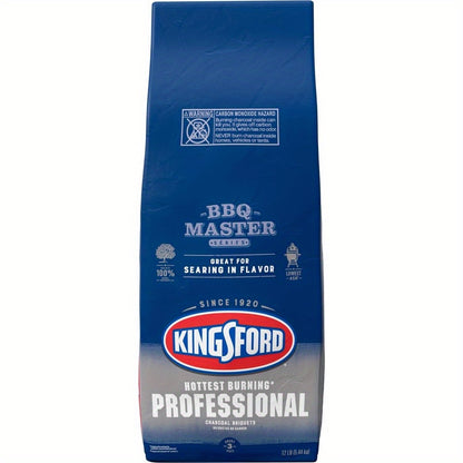 Kingsford Charcoal Professional Briquettes, BBQ Charcoal for Grilling - 12 lbs.(Package May Vary)