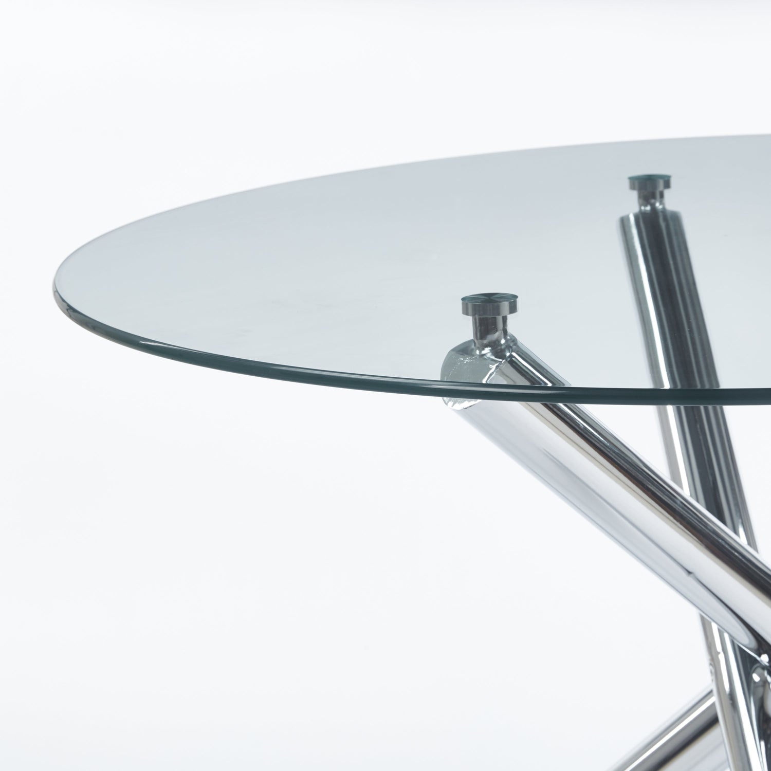 1+4,5pieces dining set, Table metal leg Mid-century Dining Table for