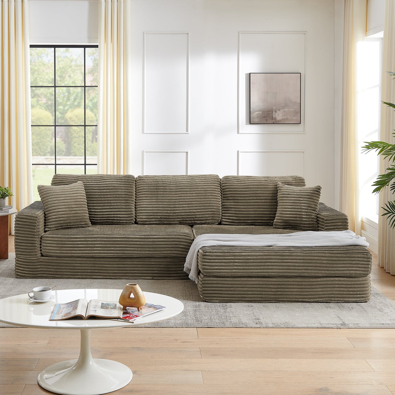 Right sofa seat,L shape Modular Sectional Sofa, Compressed Sectional