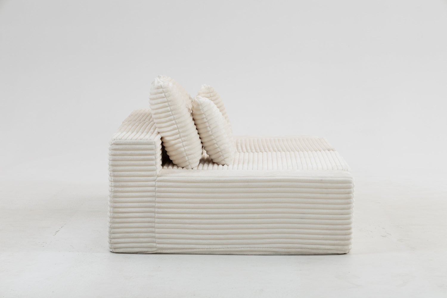 Double Lounge Chaise,Cloud Plush Sofa Bed,Upholstered Boneless Cloud