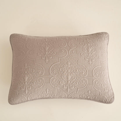 DaDa Bedding Neutral Taupe Beige Sandy Elegant Matelasse Cotton
