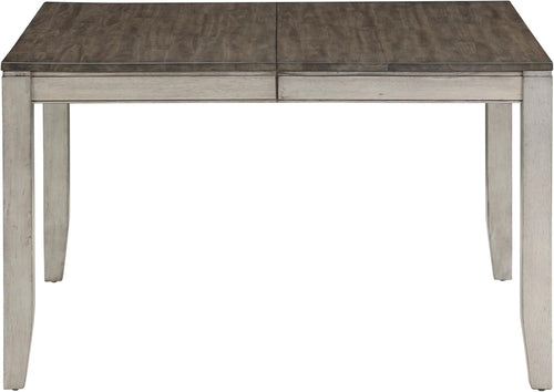 Furniture Abacus Rectangular Dining Table, 48&quot;-60&quot; Table W/ 12&quot;