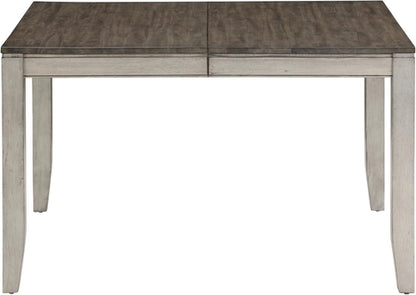 Furniture Abacus Rectangular Dining Table, 48&quot;-60&quot; Table W/ 12&quot;