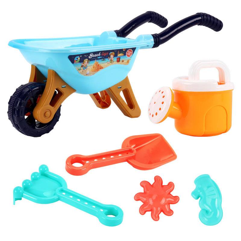 Large Beach Toy Stroller 6-Piece Set Children&