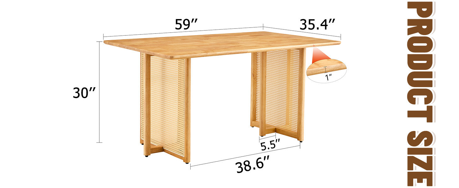 Chinese country retro solid wood dining table, simple modern imitation