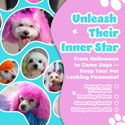 Dog Hair Dye  8 Color Dog Safe Hair Dye  Dog Dye Non Toxic &amp;