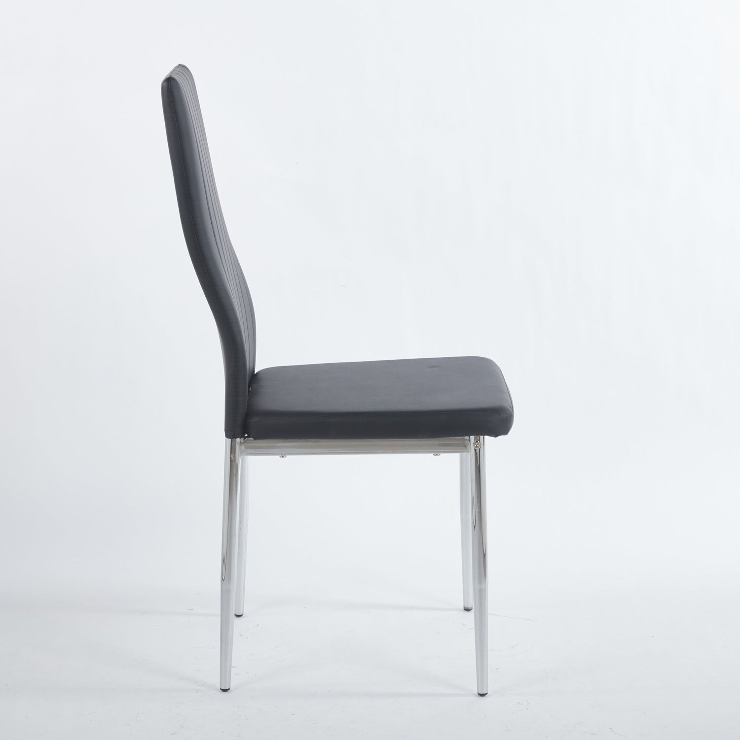 1+4,5pieces dining set, Table metal leg Mid-century Dining Table for