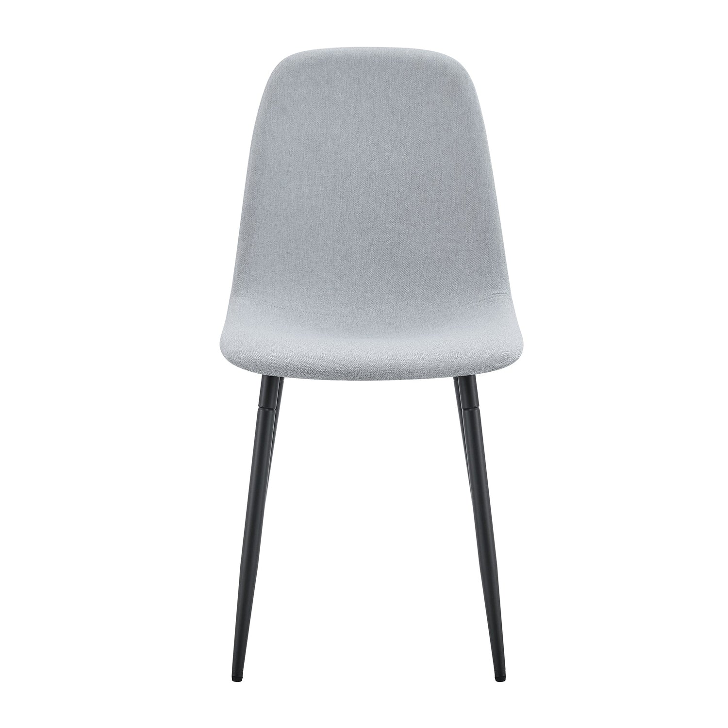 Comfortable Linen-Cotton Dining Chair Set - Four Pieces in Light
