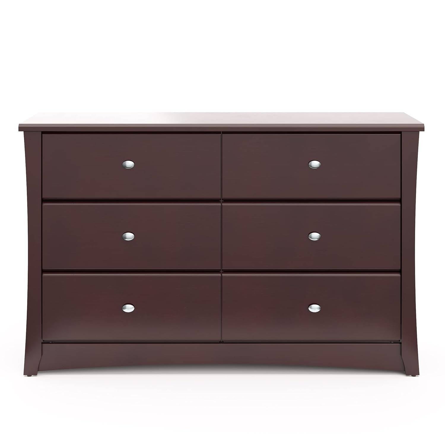 Crescent 6 Drawer Double Dresser (Espresso) – GREENGUARD Gold