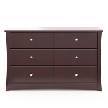 Crescent 6 Drawer Double Dresser (Espresso) – GREENGUARD Gold