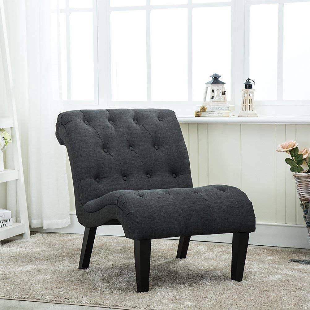 Button Tufted Slipper Chair for Any Room
