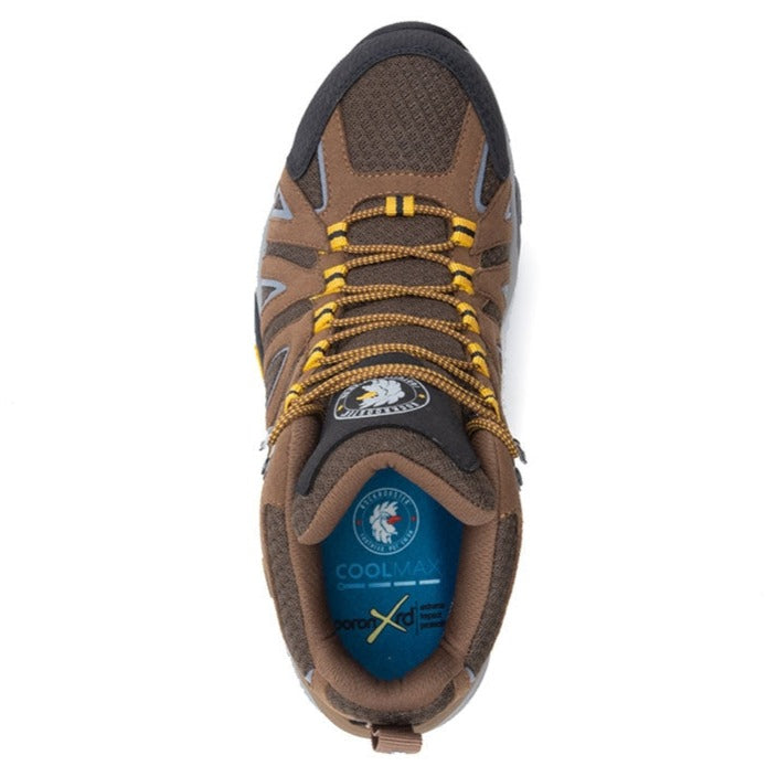 ROCKROOSTER Bedrock Brown 6 Inch Waterproof Hiking Boots with VIBRAM®