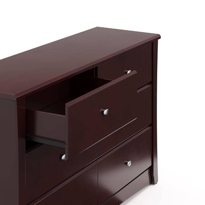 Crescent 6 Drawer Double Dresser (Espresso) – GREENGUARD Gold