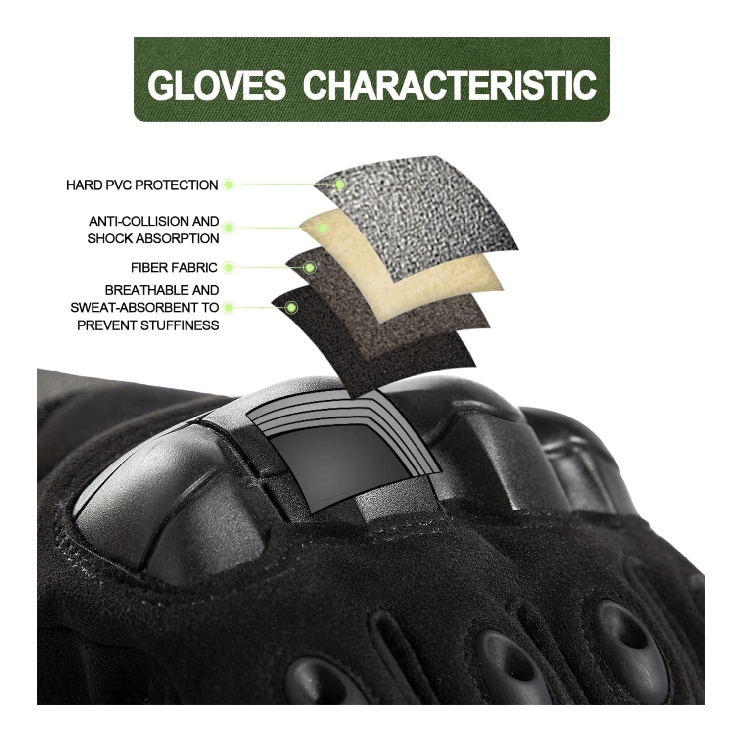 Tactical Military Airsoft Gloves for Outdoor Sports, Paintball, and