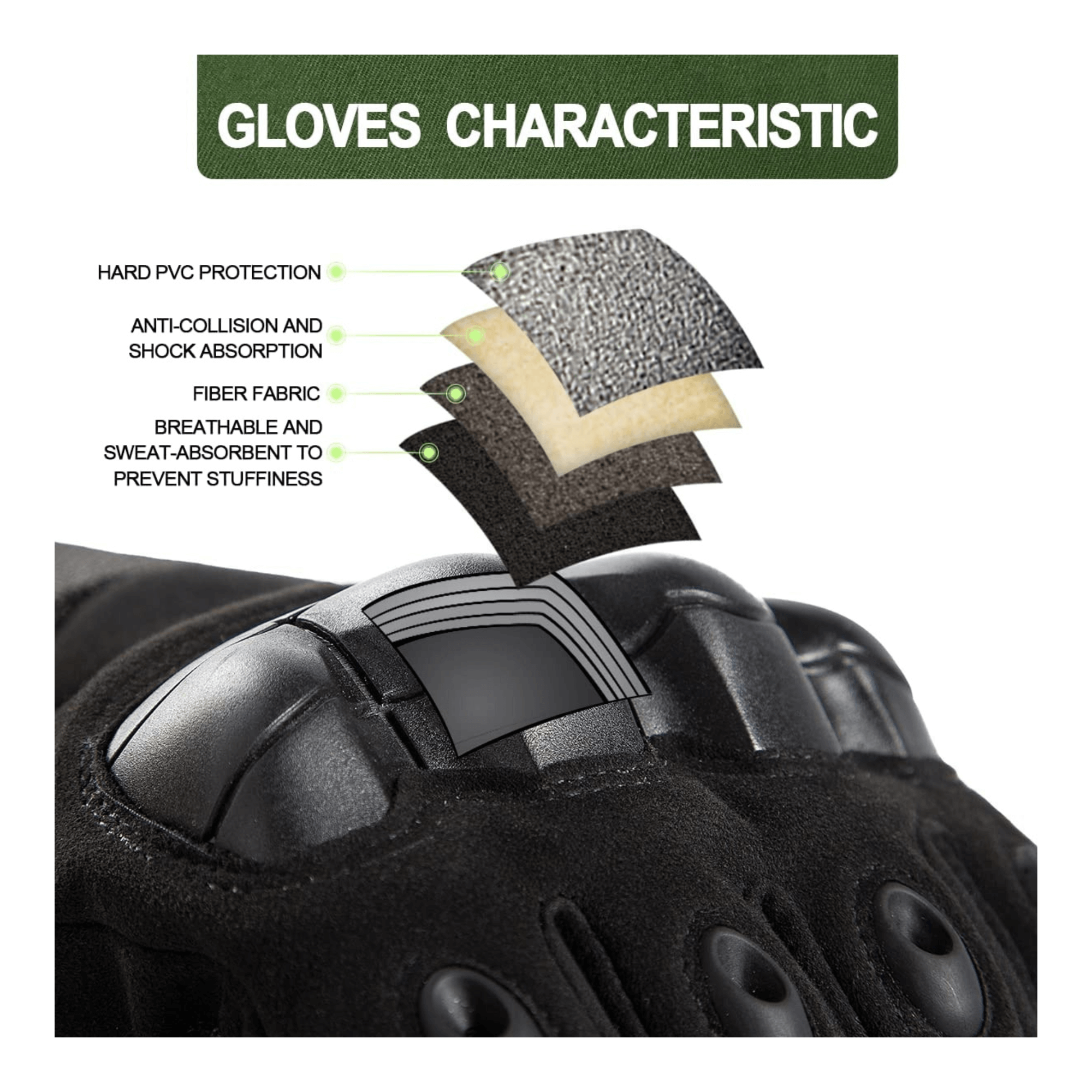 Tactical Military Airsoft Gloves for Outdoor Sports, Paintball, and