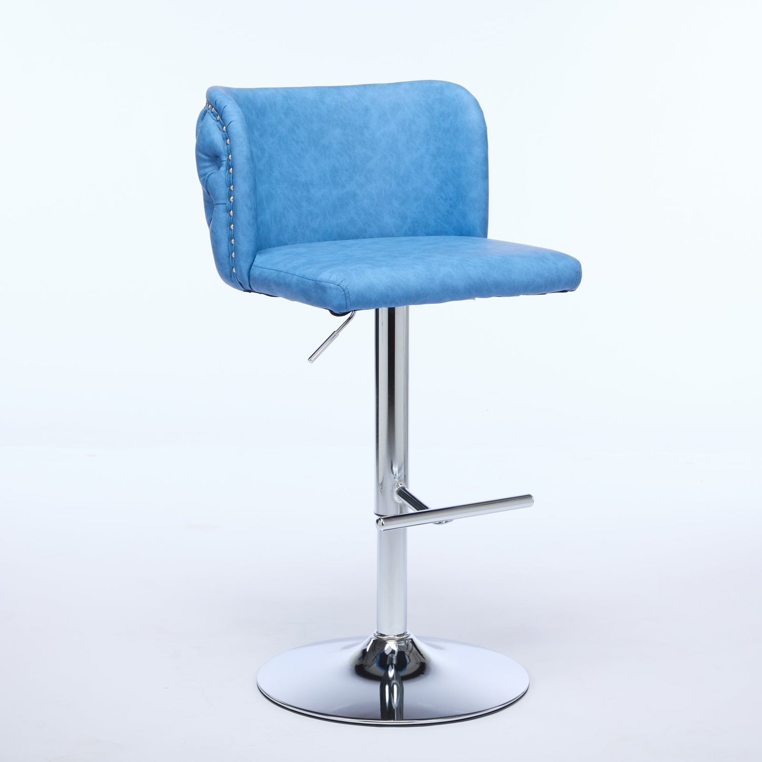 A&amp;A Furniture,Swivel Barstools Adjusatble Seat Height With Chrome