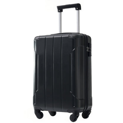 Hardshell Luggage, Lightweight Durable ABS Suitcase with Double