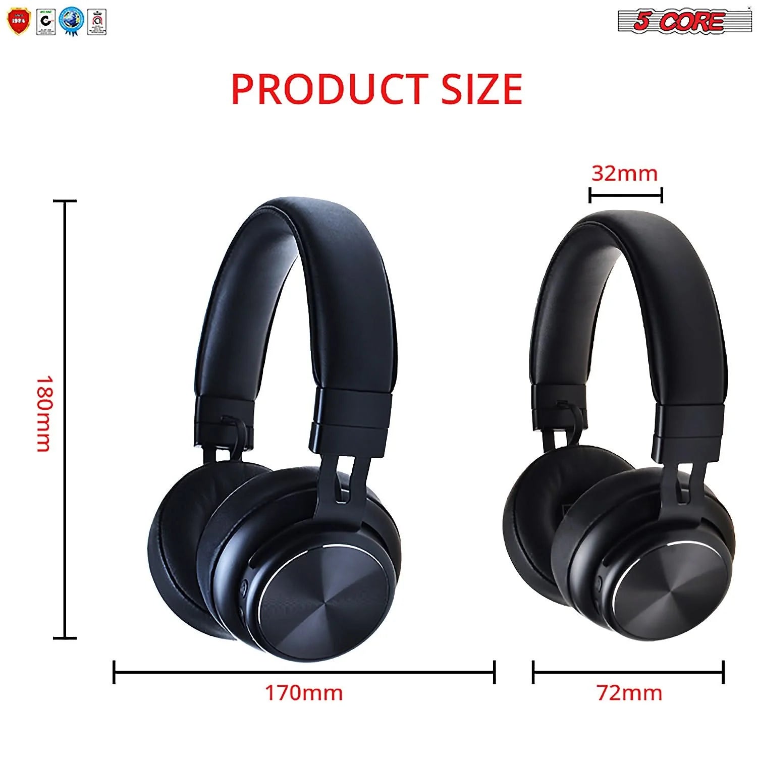 5Core Bluetooth Headphones Wireless Noise Cancelling Audifonos