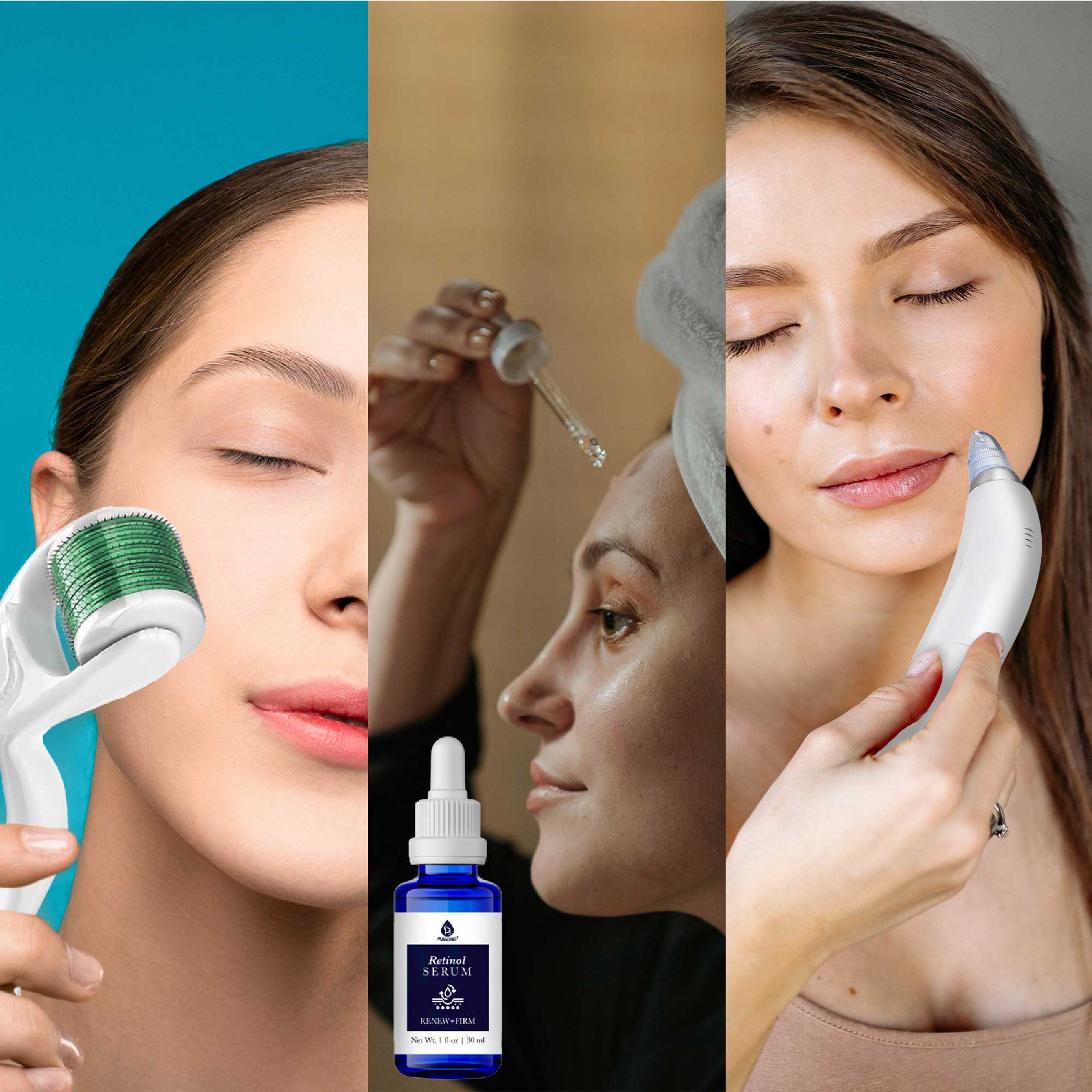 Pursonic Ultimate Rejuvenation Bundle: Micro Needle Derma Roller, Pore