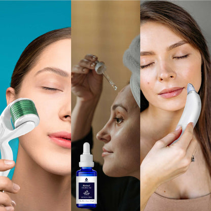 Pursonic Ultimate Rejuvenation Bundle: Micro Needle Derma Roller, Pore