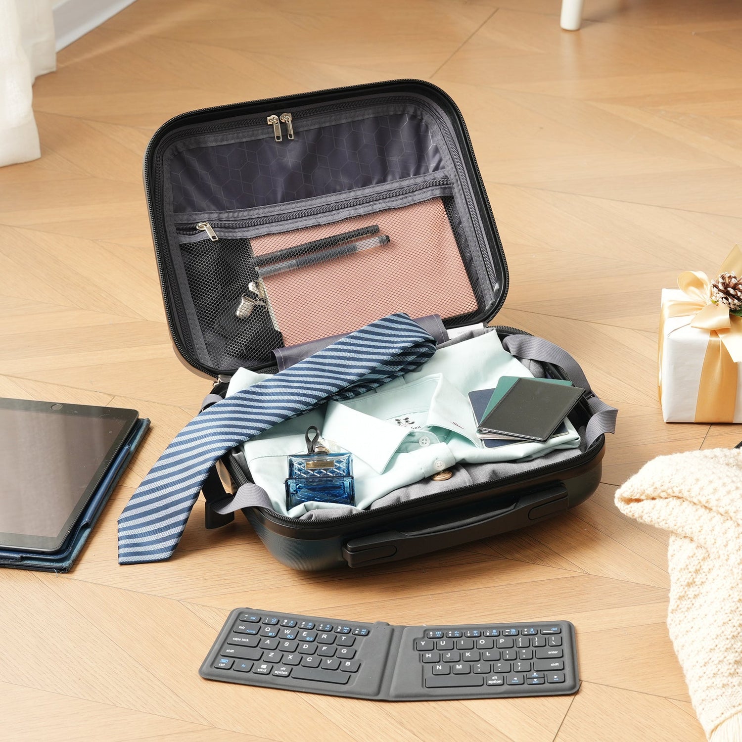 6-Piece ABS Hardshell Luggage Set - Lightweight &amp; Durable Suitcases