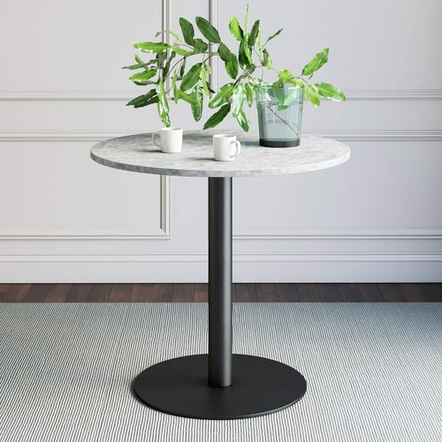 Bistro Lucy Small Mid-Century Modern Kitchen or Dining Table with Faux