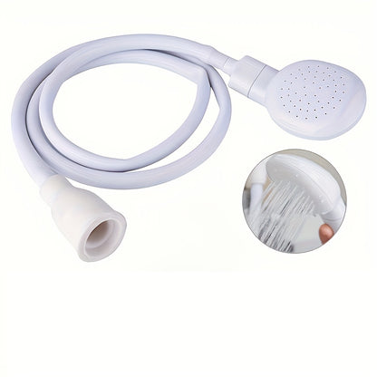 1pc Quick-Connect Portable Shower Head Attachment - Effortless Hair Washer &amp; Pet Groomer - Durable Multifunctional Spray Nozzle for Sink Faucets - Easy Indoor/Outdoor Use